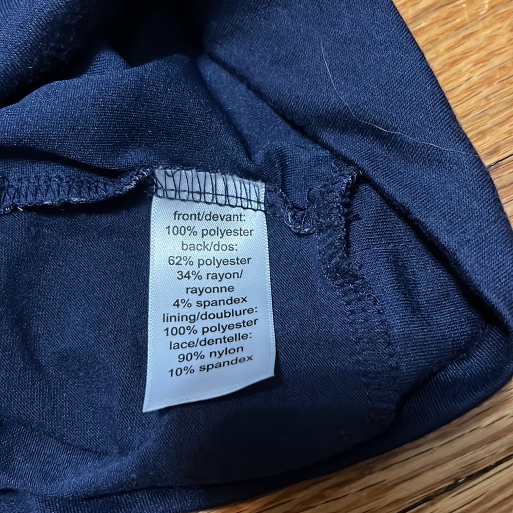 Maurices. Size Large. Camisole. Blue/Lavender/Cream/Olive. Like new. - Picture 9 of 11